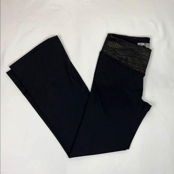 Victoria Sport Women’s Large Lace Waistband Flare Stretchy Pant - Picture 1 of 9